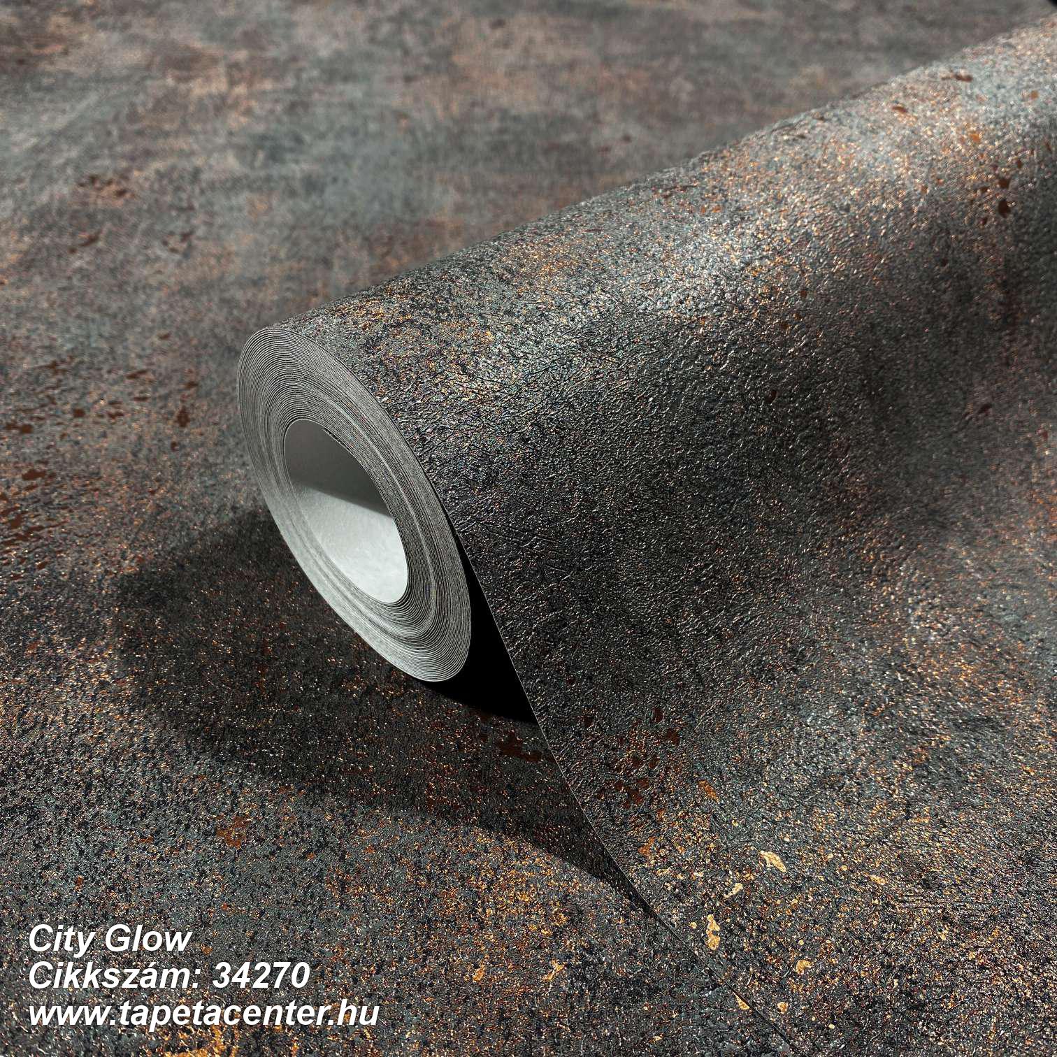 Beton,egyszínű,bronz,szürke,lemosható,vlies tapéta 